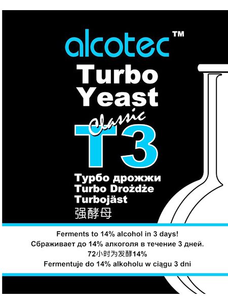 Спиртовые дрожжи Alcotec Turbo 3, 120 г