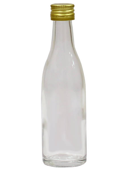 Бутылка стеклянная Миньон с пробкой, 50 мл