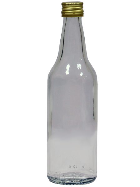 Бутылка стеклянная Мерзавчик с пробкой, 100 мл